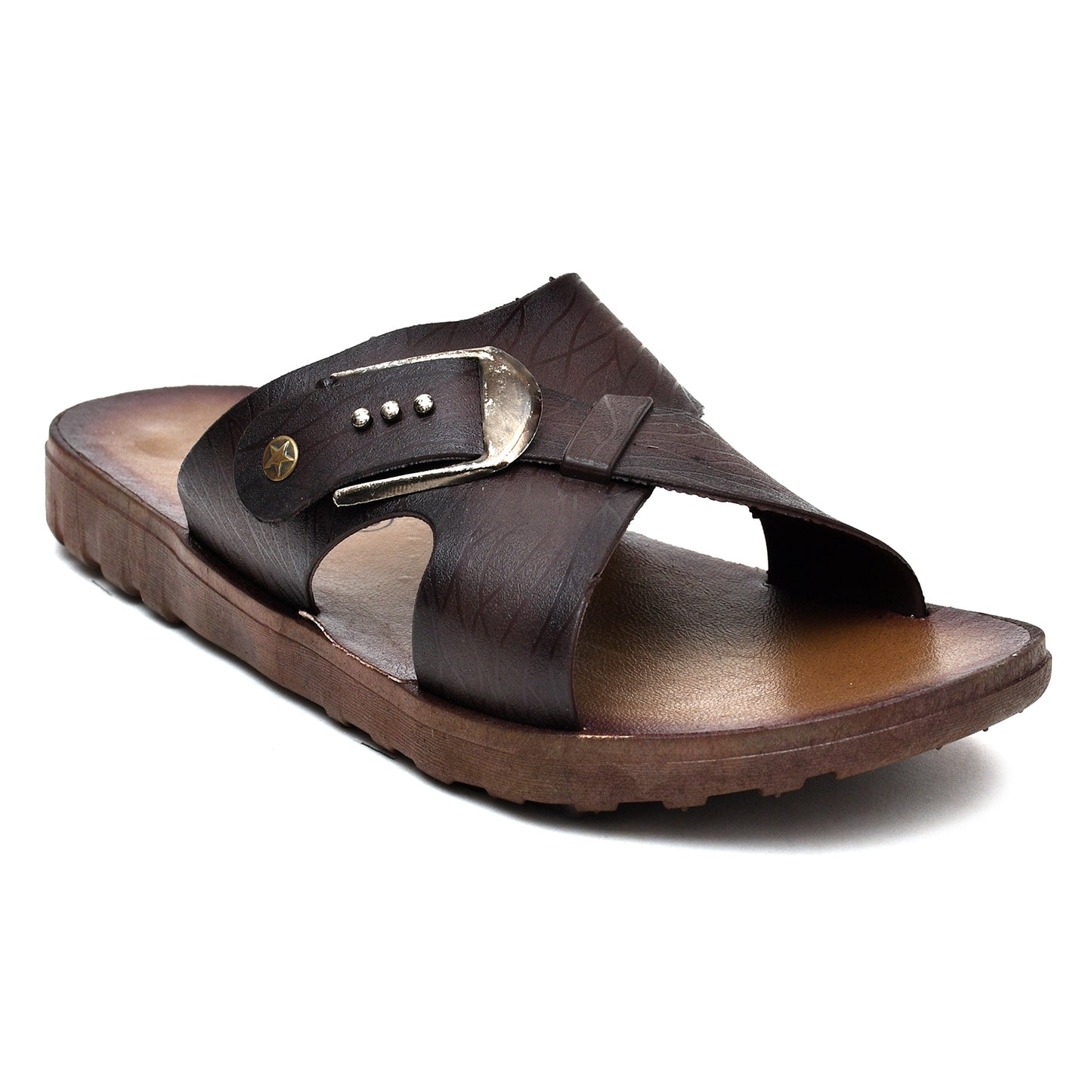 Men's Elegant Buckled Slippers