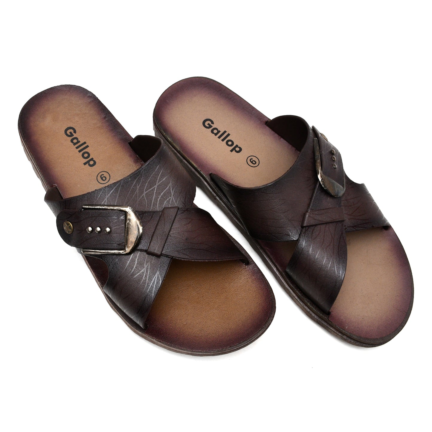 Men's Elegant Buckled Slippers